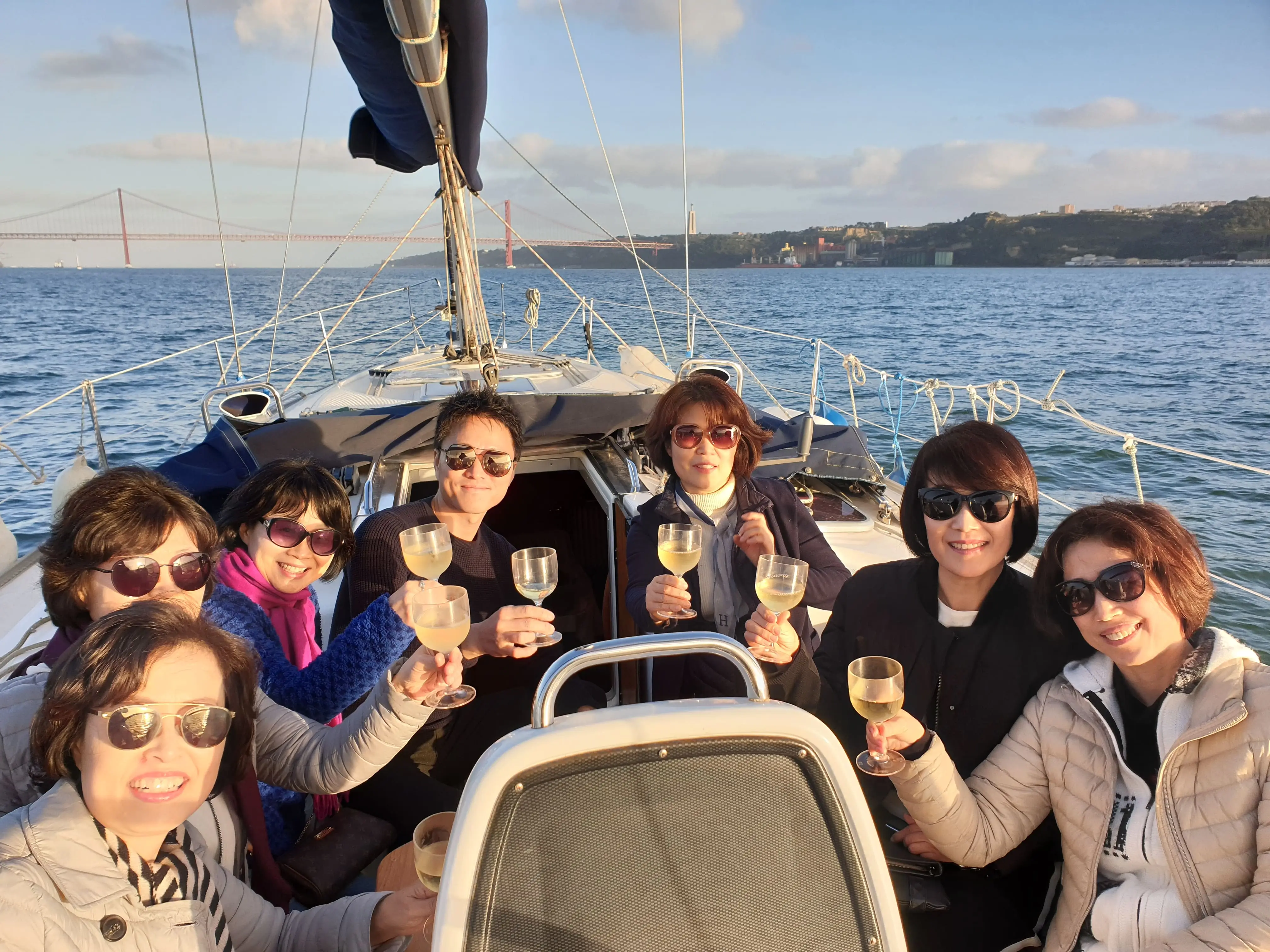 Daytime or Sunset Boat Cruise with History and Wine in Lisbon - 1