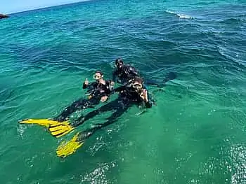 Meu primeiro mergulho no oceano em Albufeira - 3