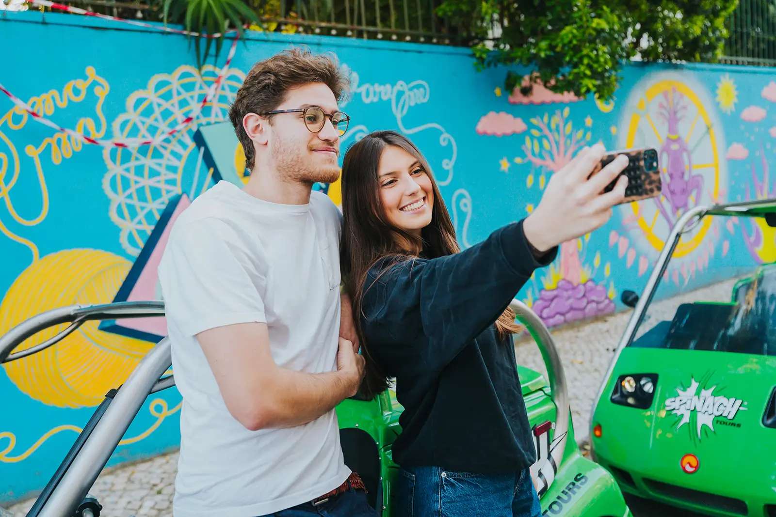 Lisbon Street Art Tour on an Electric Car - 5