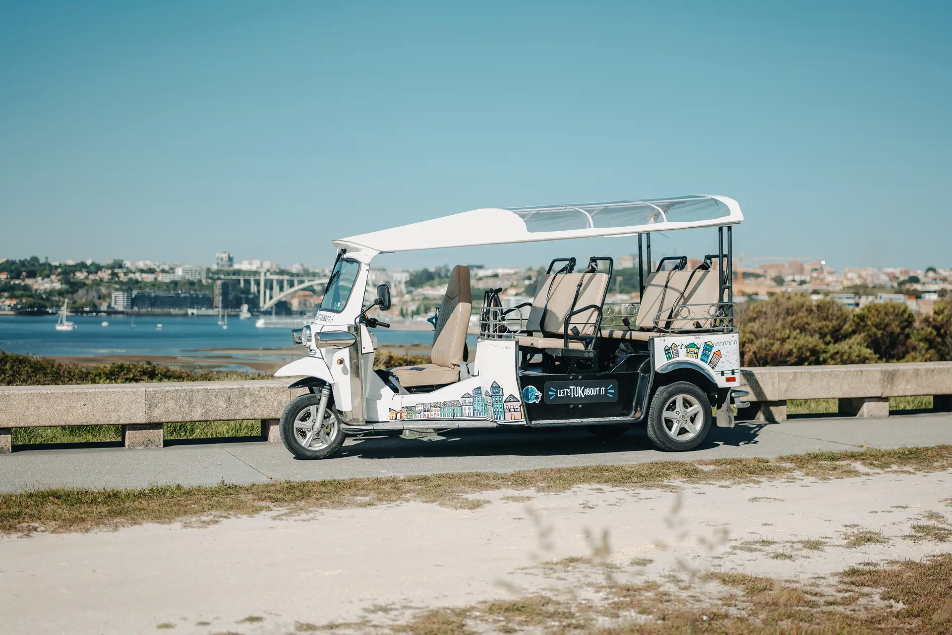 1.5-Hour Private Electric Tuk Tuk Sightseeing Tour Historic Porto - 1