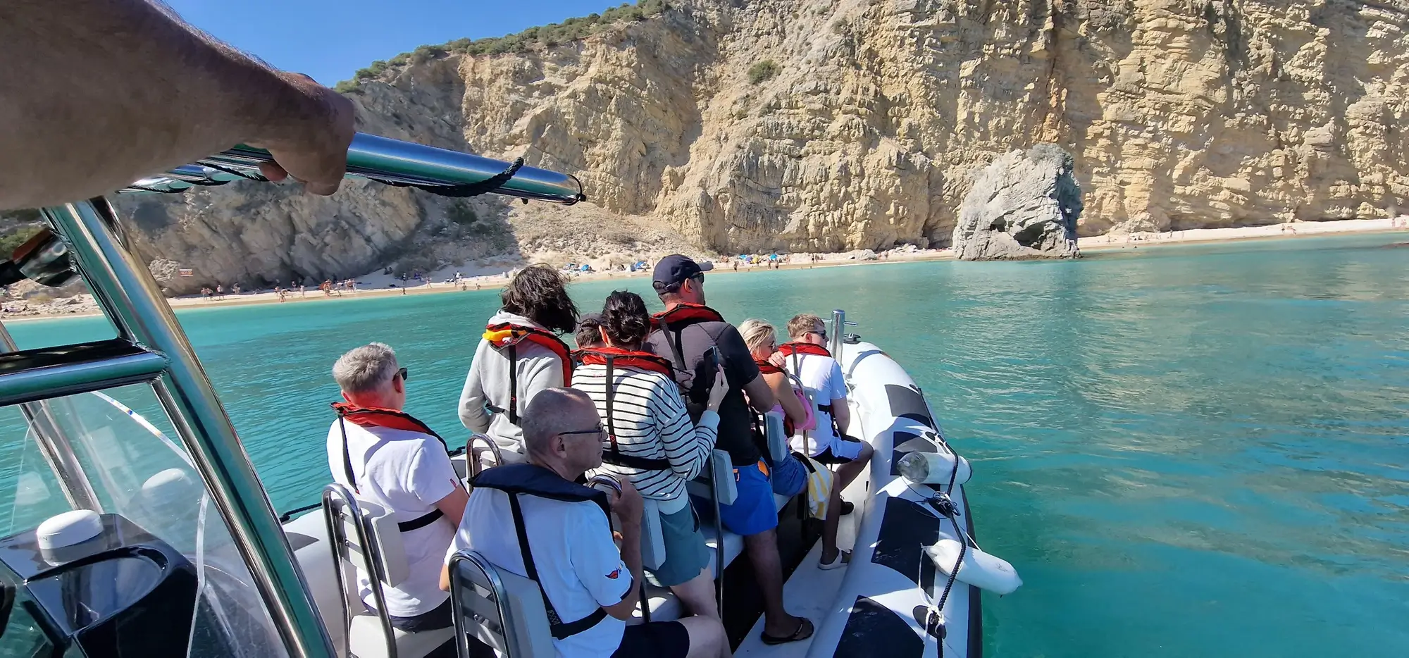 Wild Beaches and Caves Sesimbra Boat Tour - 1