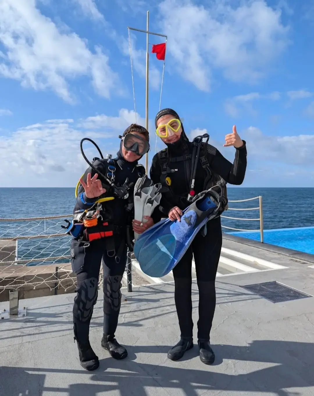 Meu primeiro mergulho no oceano a partir da Ilha de Porto Santo - 1